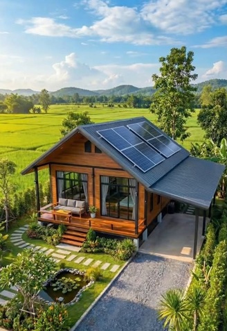 บ้านพักอาศัยในไทยที่เหมาะกับการติดตั้งโซลาร์เซลล์